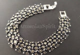 Bracelet Sterling Silver 925 wide bracelets CHOOSE Length