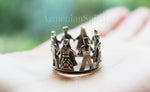 Band ring Qochari dancers women men unisex SILVER 925 T