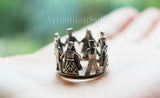 Band ring Qochari dancers women men unisex SILVER 925 T