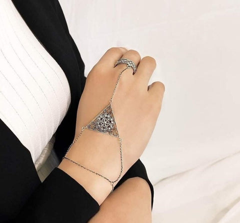 Armenian jewelry CHOOSE bracelet with adjustable ring women SILVER 925