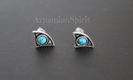 Silver cuff earring only for Left ear and a pair of tiny studs CHOOSE