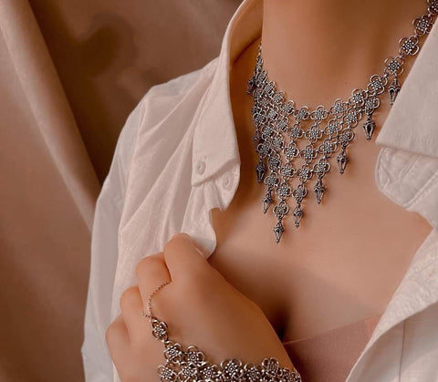Armenian necklaceTraditional Sterling silver 925 handmade