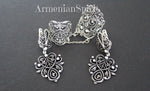 Armor double ring Sterling silver 925 Armenian