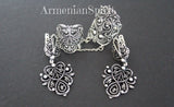 Armor double ring Sterling silver 925 Armenian