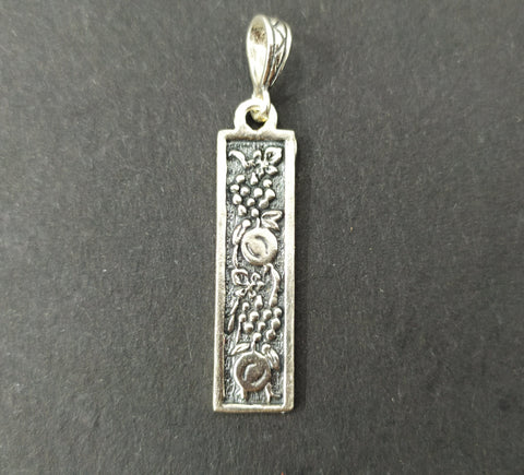 Pendant Pomegranate and grape Sterling silver 925