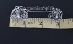 Armor double ring Sterling silver 925 Armenian
