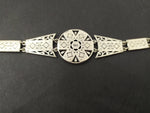 Silver 925 bracelet in ethnic style with black onyx Armenian Jewelry