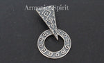 SET Silver 925 earrings ring pendant bracelet Ethnic Geometric