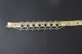 Bracelet silver 925 women jewelry Black enamel Armenian jewelry STERLING 925