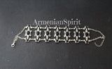 Bracelet silver 925 women jewelry Black enamel Armenian jewelry STERLING 925