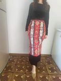 Armenian Women aprons red blue Cotton jacquard WHOLESALE available