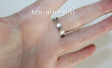 Vintage style ring black onyx SILVER 925 Armenian jewelry