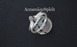 Sterling silver 925 SET Earrings ring pendant natural jade gemstone green