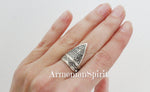 Ring finger cover Adjustable Sterling 925