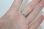 Sterling silver 925 Thumb ring finger cover Adjustable quartz stone