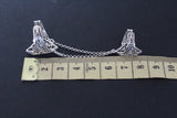 Double ring Silver 925 Armenia Traditional pattern Adjustable