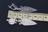 Armenian earrings SILVER 925 long dangle with English closure Ethnic jewelry
