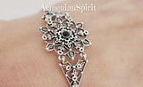 Bracelet Silver 925 with black onyx stone Armenian traditional