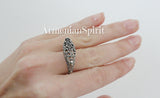 Armenian jewelry Earrings ring Sterling silver 925 filigree jewelry with bells