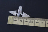 Sterling silver 925 Thumb ring finger cover Adjustable quartz stone