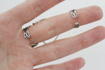Double ring Silver 925 Armenia Traditional pattern Adjustable