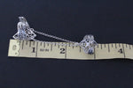 Double ring Silver 925 Armenia Traditional pattern Adjustable