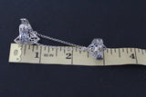 Double ring Silver 925 Armenia Traditional pattern Adjustable