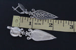 Armenian earrings SILVER 925 long dangle with English closure Ethnic jewelry