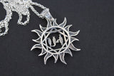 Pendant My Sun Ethnic necklace Sterling silver 925 Armenian