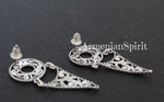 Small earrings lightweight Sterling silver studs Armenian