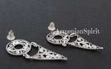 Small earrings lightweight Sterling silver studs Armenian