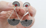 Armenian alphabet earrings Sterling silver 925 jewelry with letters