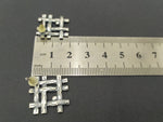 Earrings lightweight Sterling silver studs modern style
