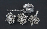 Ring rectangle Adjustable Armenian handmade rings Sterling 925