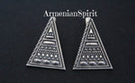 Earrings lightweight Sterling silver studs