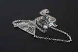CHOOSE Boho Bracelet Filigree with ring and Double ring Silver 925