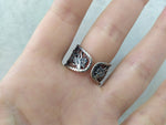 Earrings ARARAT mountain and grape Sterling silver 925