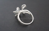Armenian jewelry earrings 925 silver bow marcasite High quality sterling