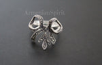 Armenian jewelry earrings 925 silver bow marcasite High quality sterling