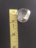 Set Ring Earrings round Silver 925