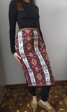 Apron Armenian traditional Women aprons taraz  burgundy navy beige
