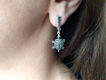 Tortoise earrings SILVER 925 turtle