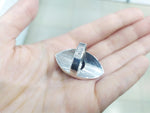 Vintage ring sterling silver 925 purple amethyst gemstone