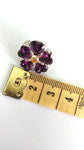 Broosh flower Armenian jewelry Forget me not Silver 925