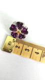 Broosh flower Armenian jewelry Forget me not Silver 925