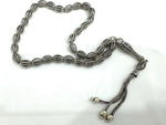 Rosary prayer oval beads Sterling silver 925 simple design Armenian