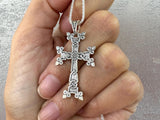 Armenian cross jewelry Silver 925 Echmiadzin baptism