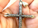 Women cross Large Sterling silver 925 Religious gifts Christian