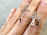 SALE Tiny crosses Armenian jewelry Silver 925 baptism