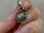 Sun tiny pendant Sterling silver 925 Armenian jewelry